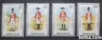 uniforme - St. Lucia 1987 - Mi 886/889 - serija, čiste (Rafl01)