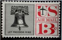 USA 1961 - Air mail Liberty bell nežigosana znamka