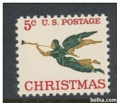 USA 1965 Božič nežigosana znamka