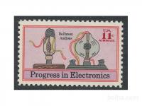 USA 1973 - Air mail Progress electronics nežigosana znamka