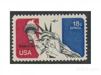USA 1974 - Air mail Kip svobode nežigosana znamka