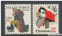 USA 1977 Božič nežigosani znamki