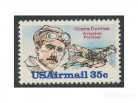 USA 1980 - Air mail H. Curtiss nežigosana znamka