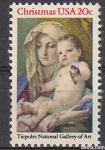 USA 1982 Božič Marija nežigosana znamka