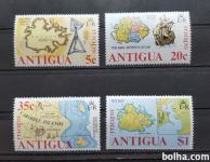 zemljevidi - Antigua 1975 - Mi 373/376 - serija, čiste (Rafl01)