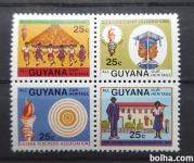 zveza učiteljev - Guyana 1984 - Mi 1152/1155 - serija, čiste (Rafl01)
