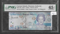 BAHAMI / Bahamas 1 dolar 2010 UNC "Kraljica Elizabeta" PMG 65 EPQ