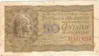 BANK.50 CENTAVOS P-261a.2 (ARGENTINA) 1951,VF