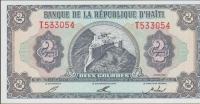 BANKOVEC 2 GOURDES P260a (HAITI) 1992.UNC