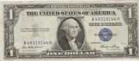 BANKOVEC 1 DOLLAR P416"ser.1935 C,D,E,F-MODRI ŽIG"(ZDA AMERIKA)1935.VF