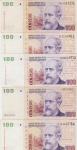 BANKOVEC 100-2004,2010,2011 šeG,L,S,BA PESOS "J.Roca" (ARGENTINA)VF/XF