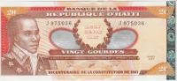 BANKOVEC 20 GOURDES P271 "200 let ustave" (HAITI) 2001.UNC