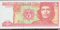 BANKOVEC 3 PESOS P127b "CHE GUEVARA" (KUBA ) 2005.UNC