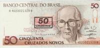 BANKOVEC 50 CRUZEIROS-50 NOVOS P223 (BRAZILIJA) 1990, UNC