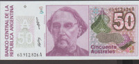 BANKOVEC 50 AUSTRALES P326b.2 (ARGENTINA) 1988.UNC