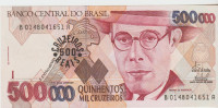 BANKOVEC 500000/500 N.CRUZEIROS P237b(BRAZILIJA)1993.UNC