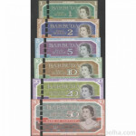 BARBUDA- SET 6 KOM: 1, 2, 5, 10, 20 in 50 dolarjev, 2019,UNC
