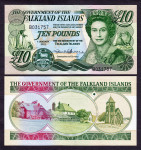 Falkland Islands / Falklandski otoki 10 funtov 2011 UNC