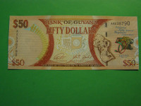 GVAJANA (GUYANA) 2016 - 50 DOLARJEV PRILOŽNOSTNI - PRODAM