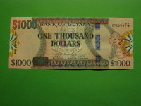 GVAJANA (GUYANA) 2019/20 - 1000 DOLARJEV - PRODAM