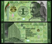 GVATEMALA, Guatemala 1 quetzal 2024 (spominski) UNC