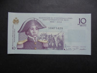 HAITI 10 GOURDES 2016 UNC