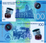 NIKARAGVA 100 cordobas 2014 P-212 UNC polimer bankovec