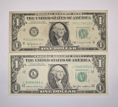 Prodam bankovca 1 dolar let.1963 in 1985