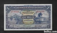 TRINIDAD & TOBAGO, 1 dolar iz l. 1939, XF/AUNC