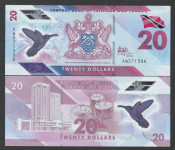 Trinidad & Tobago 20 dollars / 20 dolarjev 2020 (2021) UNC
