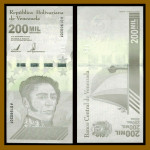 VENEZUELA 200.000 bolivares 3.9.2020 UNC