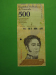 VENEZUELA 2018 - 500 BOLIVARJEV - PRODAM