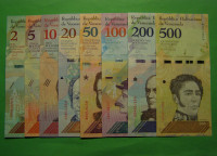 VENEZUELA 2018 - PRODAM KOMPLETNI SET BANKOVCEV