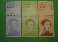 VENEZUELA 2019/20 - PRODAM SET NOVIH BANKOVCEV