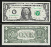 ZDA - 1 dolar 2013 , UNC - Nadomestna serija / zamenska