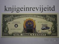ZDA - FANTAZIJSKI BANKOVEC - 2001 - NEW YORKS FINEST