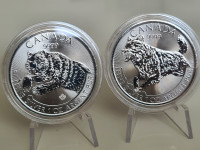 2 x 1 oz srebrnik Predators Canada