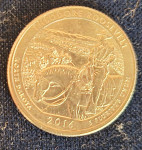 25 CENT, QUARTER DOLLAR 2016 SPOMINSKI,NORTH DAKOTA