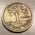 5 centavos 1971 VF, Gvatemala