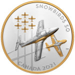 5 oz SREBRNIK Kanada 2021 50 dollars SNOWBIRDS letalstvo (otaku)