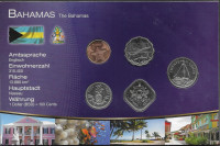 BAHAMI / Bahamas , set kovancev 2005-2007 ,  QE II  , UNC