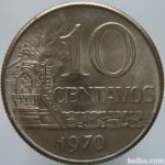 LaZooRo: Brazil 10 Centavos 1970 UNC