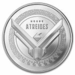 DUNE 2 x 1 oz srebrnika Haus Atreides in Haus Harkonnen (trezor)
