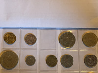 Gvatemala lot 9 različnih kovancev