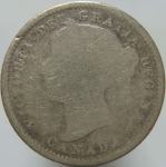 LaZooRo: Kanada 10 Cents 1882 G - Srebro