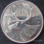 LaZooRo: Kanada 25 Cents 1979 P/L UNC