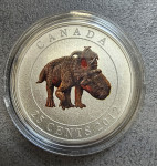 KANADA - 25 centov 2012 proof - Pachyrhinosaurus lakustai