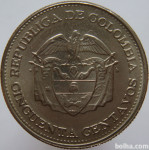 LaZooRo: Kolumbija 50 Centavos 1966 UNC