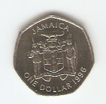 KOVANEC  1 dollar 1996  Jamajka