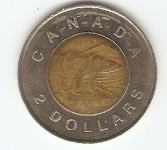 KOVANEC  2 dollar  1996  Kanada